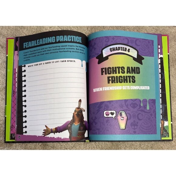 Monster High My Fangtastic Self Guided Journal Creative Writing Hardcover - Picture 5 of 8